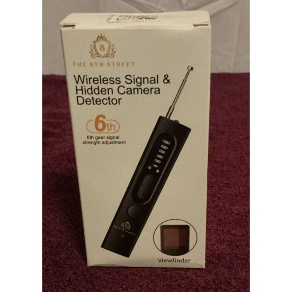 The 8th Street Wireless Signal & Hidden Camera Detector Bnib 6th Gear Signal